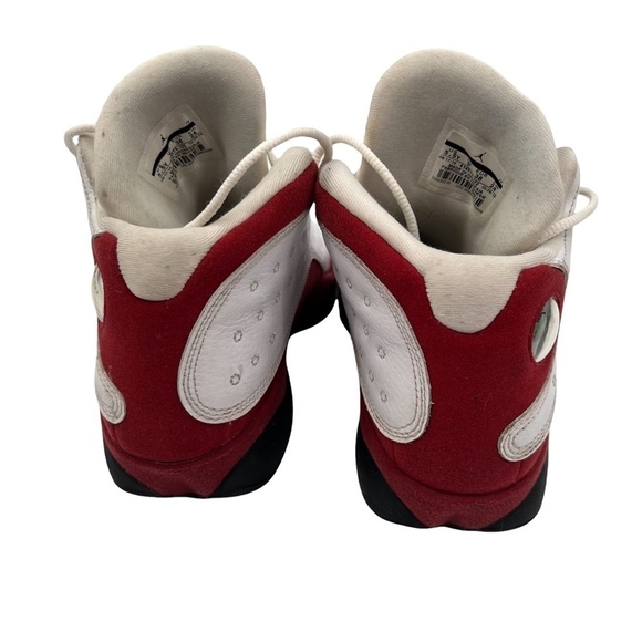 Nike Air Jordan 13 XIII Retro White Red Chicago Bulls Sneakers Size 5.5 Youth - Picture 7 of 8